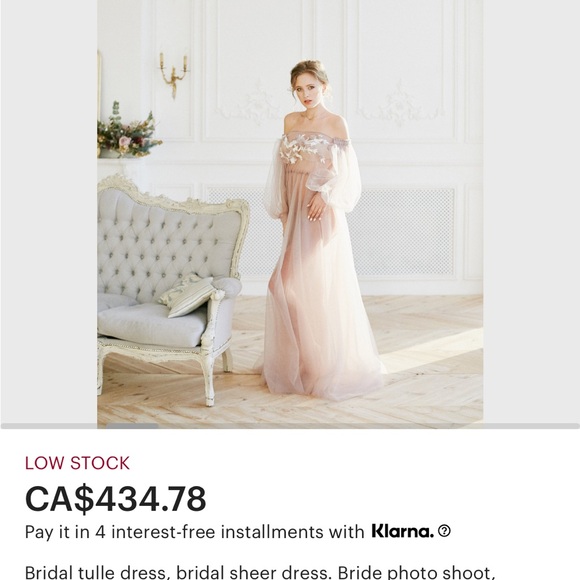 Maternity Dress Tulle - Picture 5 of 6